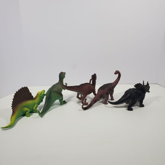 Boley Dinosaur Lot Edaphosaurus Styracosaurus Deinonychus Apatosaurus Dilopho - Picture 7 of 16